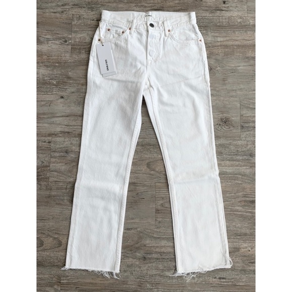 Tatum Cropped Grlfrnd Tatum NWT GRLFRND 'Tatum' Crop Flare Jeans